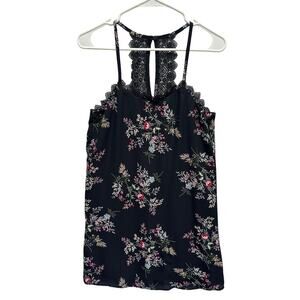 Rare Editions Women Mini Tank Dress Black Emo Whimsygoth Festival 14 Vintage